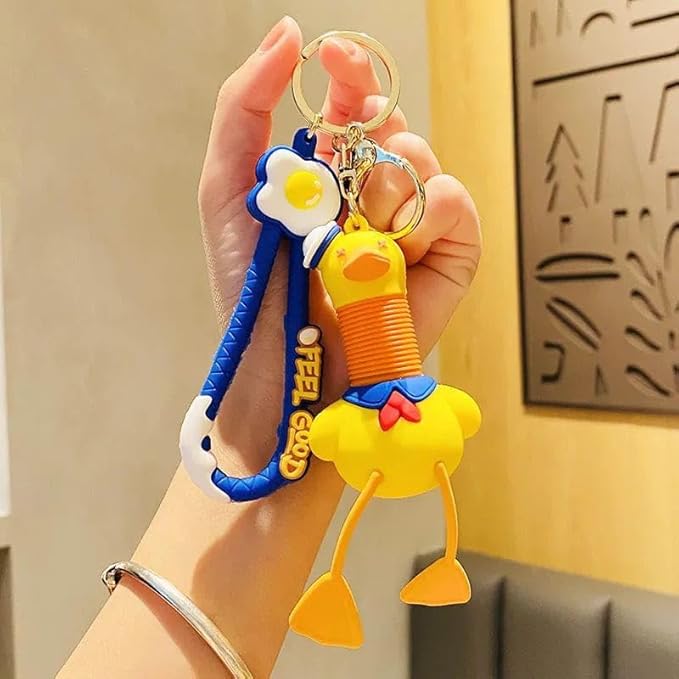Duck Pop Pipe Silicone Keychain & Bag Charm