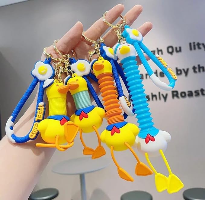 Duck Pop Pipe Silicone Keychain & Bag Charm