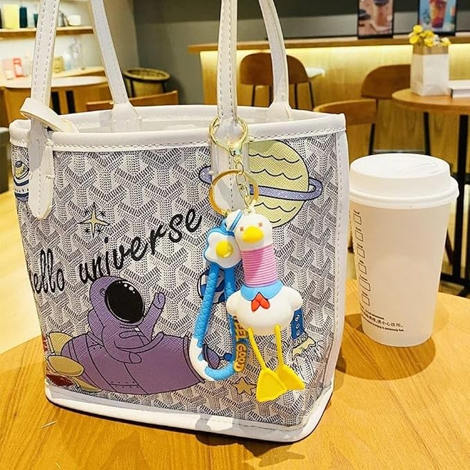 Duck Pop Pipe Silicone Keychain & Bag Charm