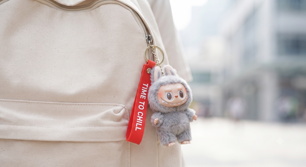 Kuromi Character Keychain & Bag Charm