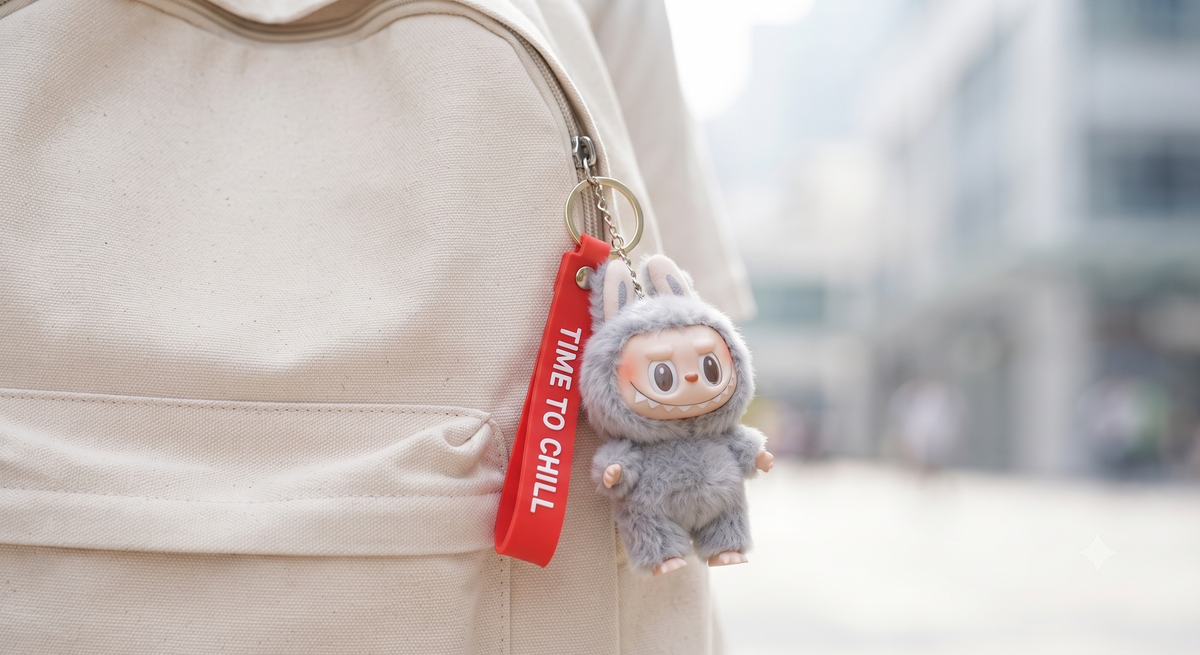 Kuromi Character Keychain & Bag Charm