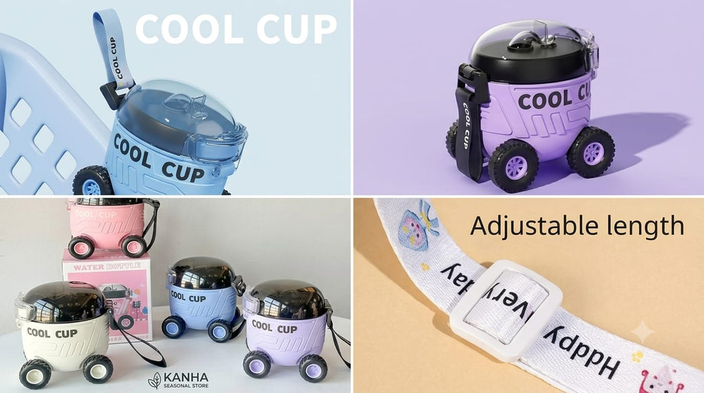 Drive & Drink 2-in-1 Car Shaped Water Bottle