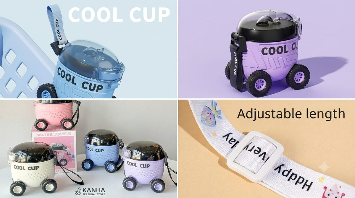 Drive & Drink 2-in-1 Car Shaped Water Bottle