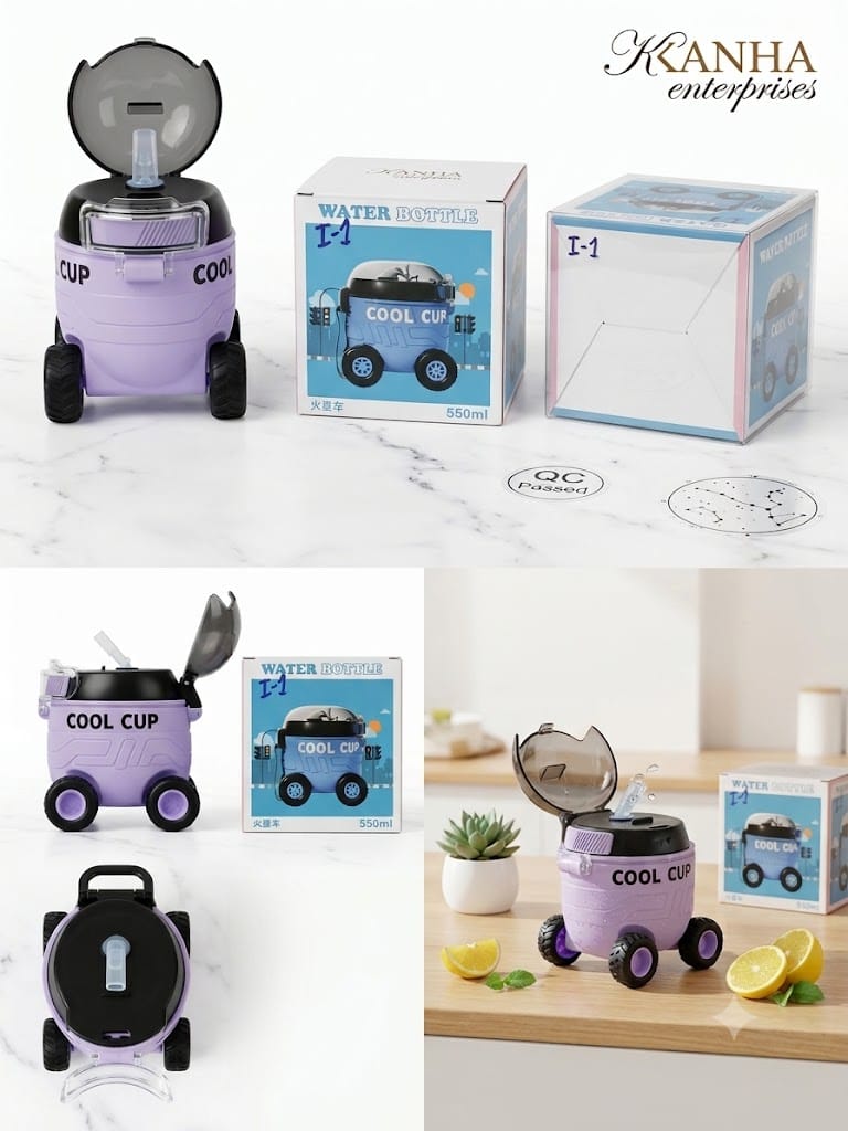 Drive & Drink 2-in-1 Car Shaped Water Bottle