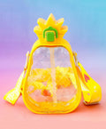 Fab N Funky Pineapple Design Kids Straw Water Bottle 600 ml