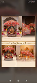 Divine Grace Decorative & Kanha Ji Umbrella
