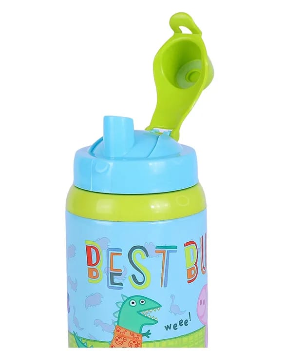 Drinking Bottle with Flip Cap & Carry Strap