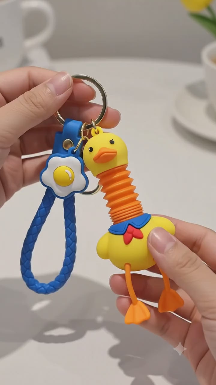 Duck Pop Pipe Silicone Keychain & Bag Charm