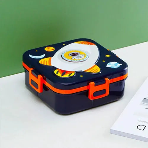 Space Exploration Rocket Shaped Bento Tiffin Box