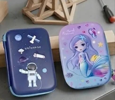 3D Hard Shell Pencil Case