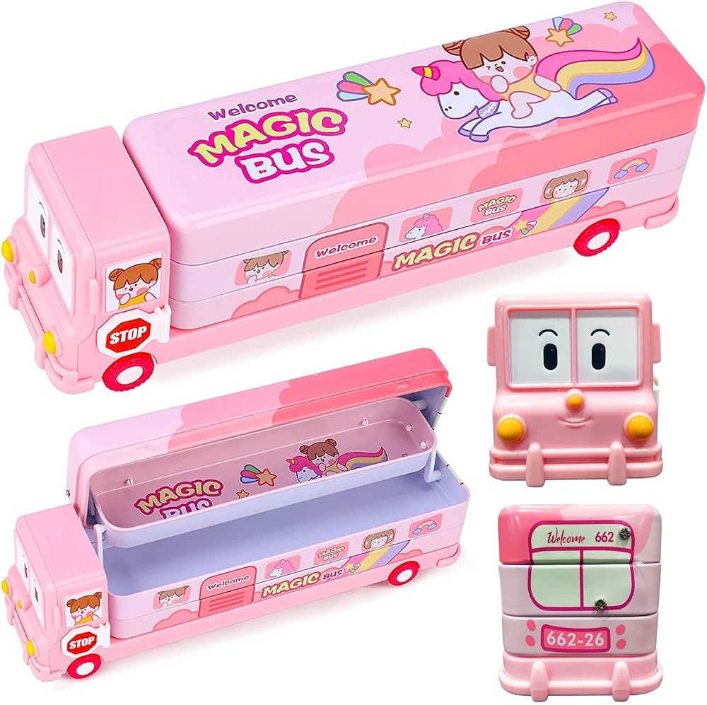 Magic Bus Pencil Box