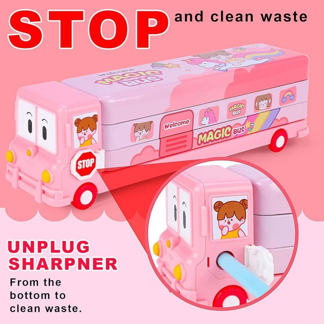Magic Bus Pencil Box