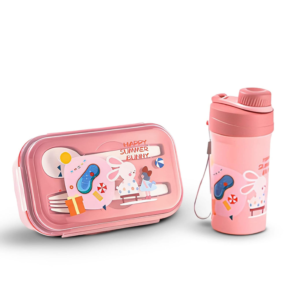 Happy Summer Lunch Box & Water Bottle Set